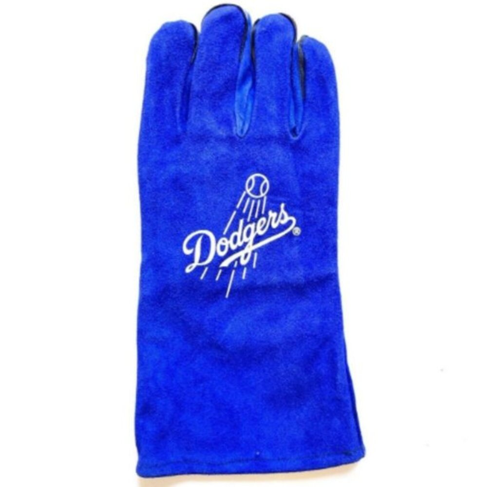 LA Dodgers BBQ Grill Glove Blue Suede Right‎ Hand Heat Resistant MLB Giveaway